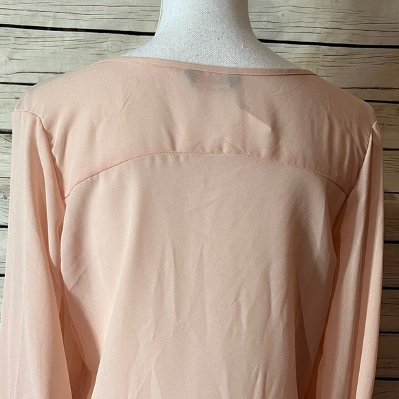 Indulge In Style Faux Wrap Blouse - Picture 8 of 13